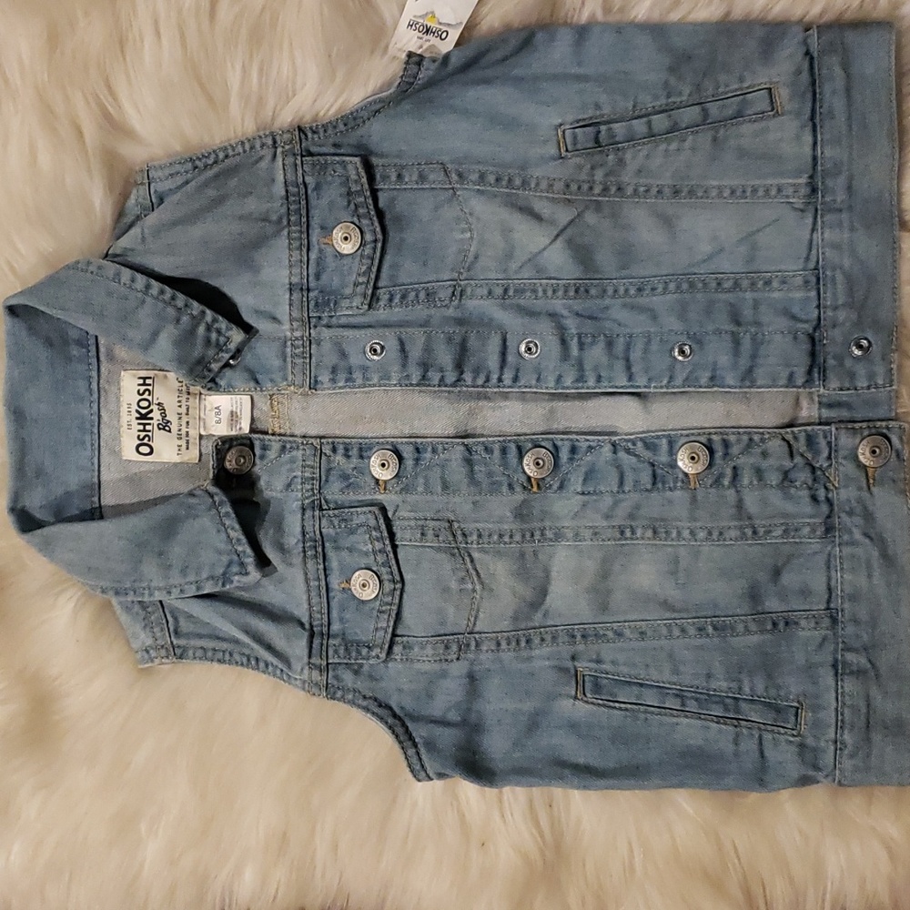 Girls Oshkosh B'gosh denim vest
